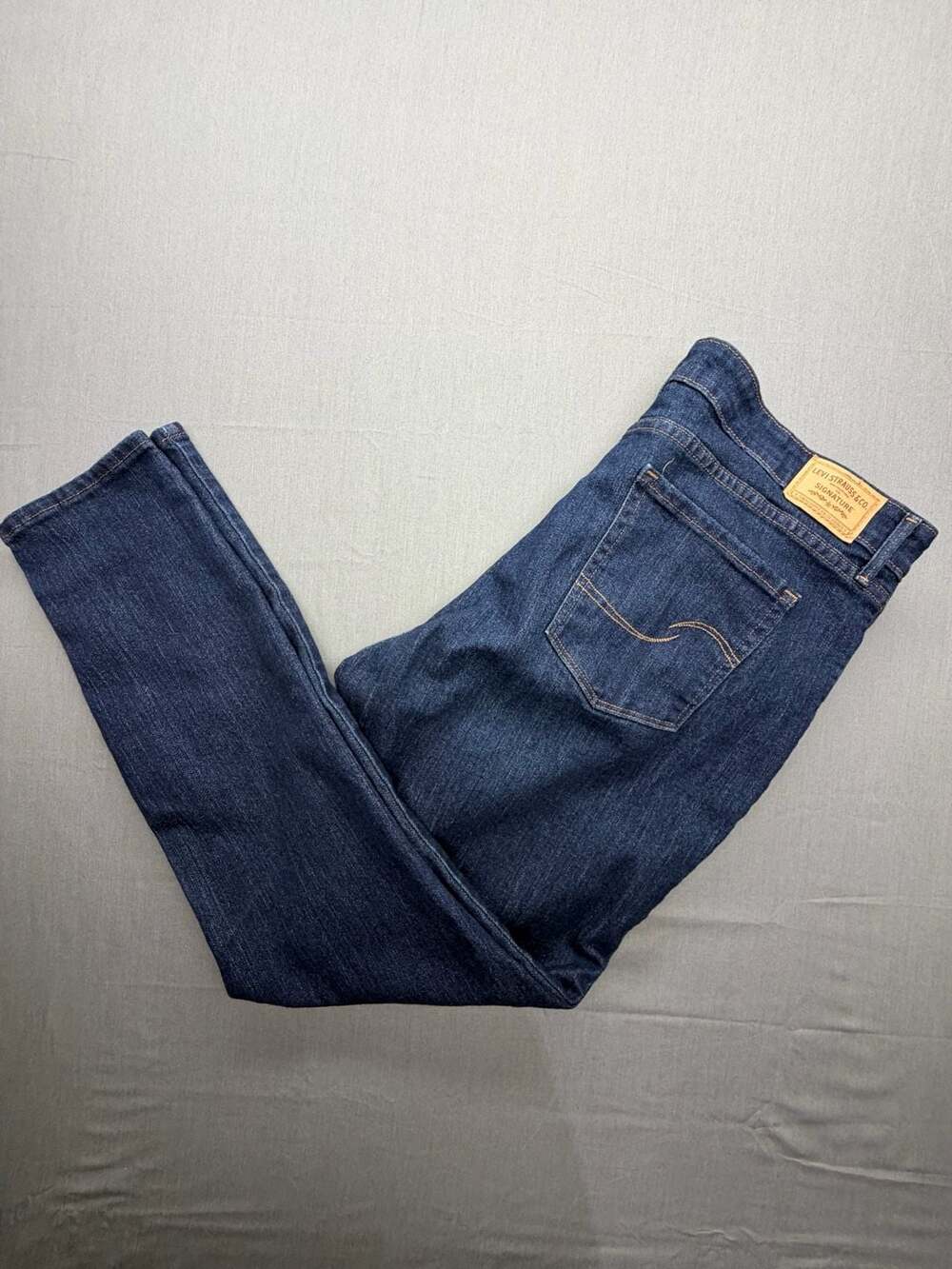 Signature by Levi Strauss & Co. Skinny Jeans Dark Blue Denim